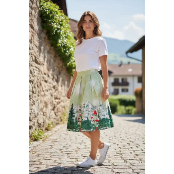 AYLI CHRISTMAS SKIRT SIZE 14 XL - Picture 5 of 11